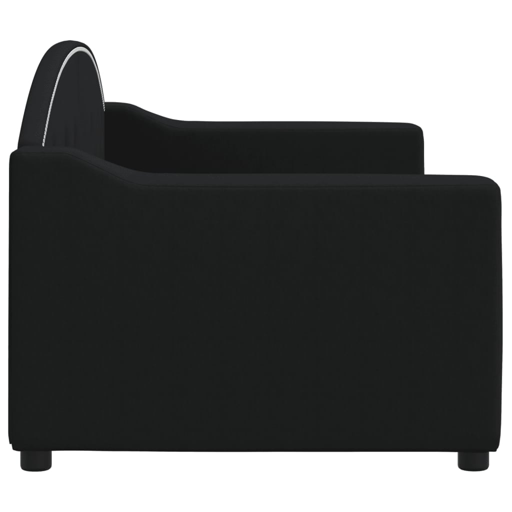 daybed 80x200 cm stof sort