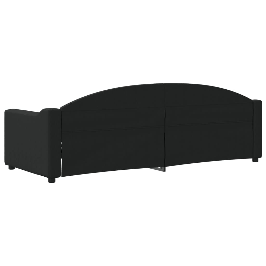 daybed 80x200 cm stof sort