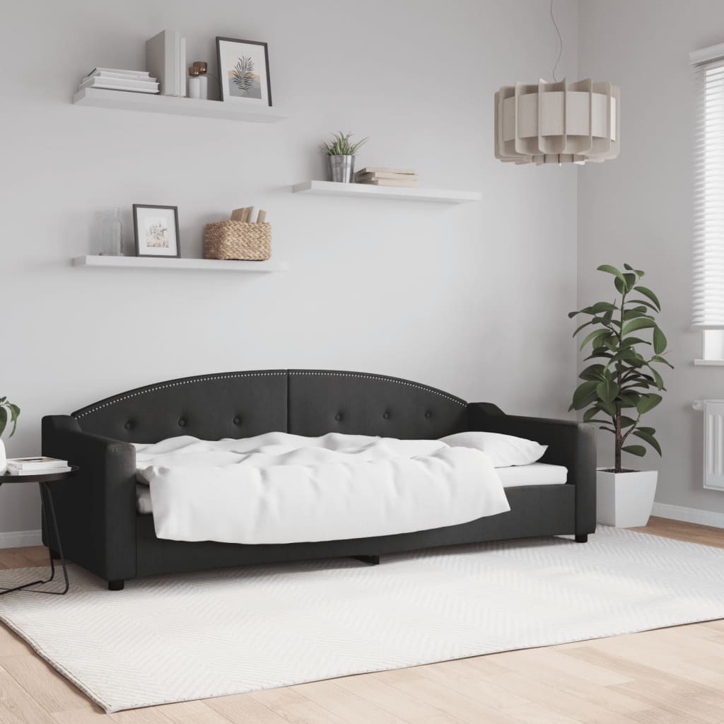 daybed 80x200 cm stof sort