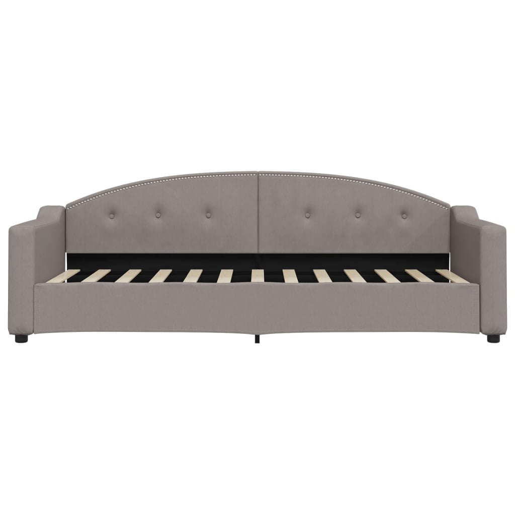 daybed 80x200 cm stof gråbrun