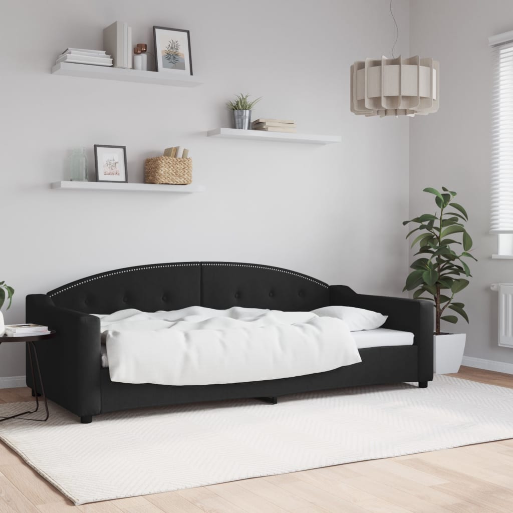 daybed 90x200 cm stof sort