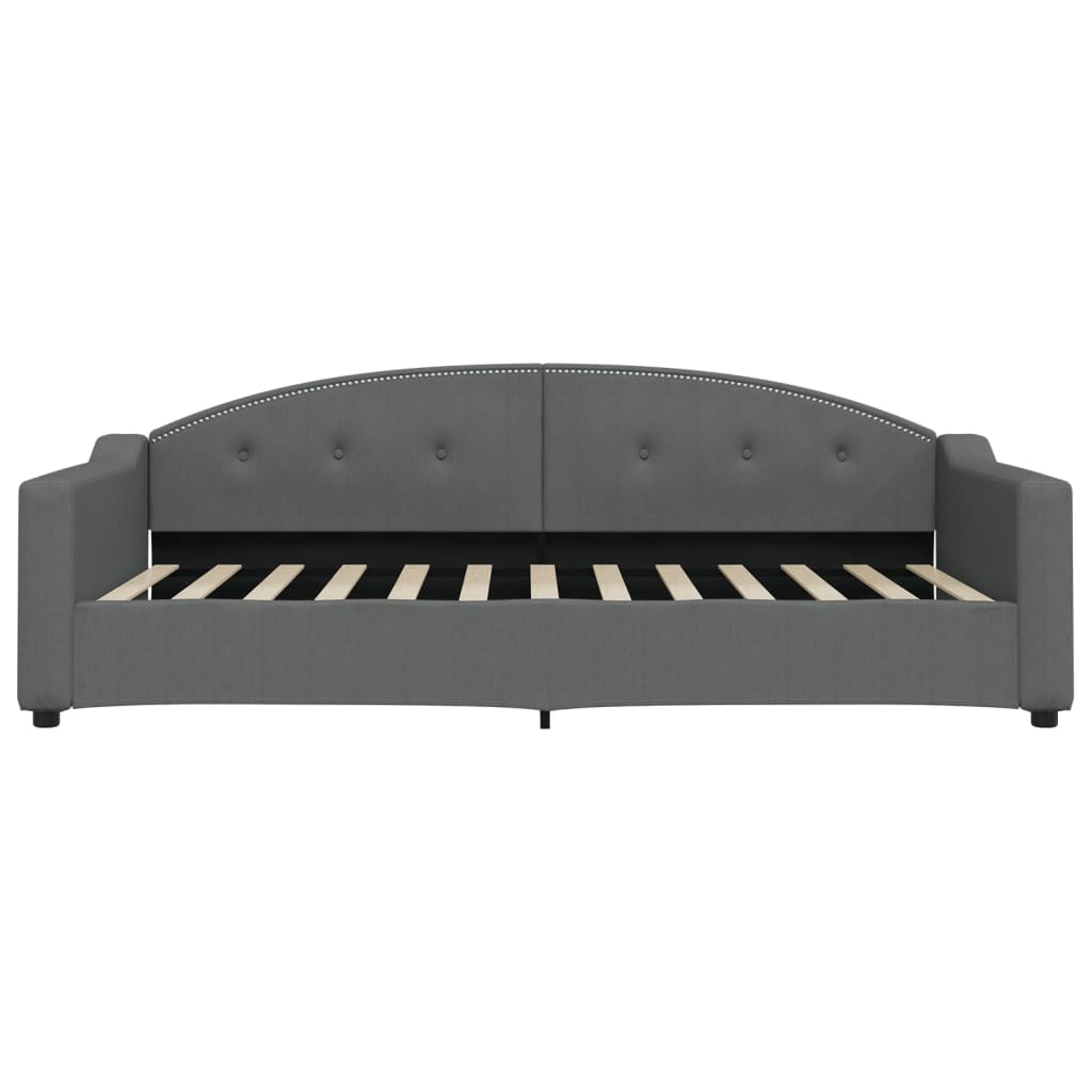 daybed 100x200 cm stof mørkegrå