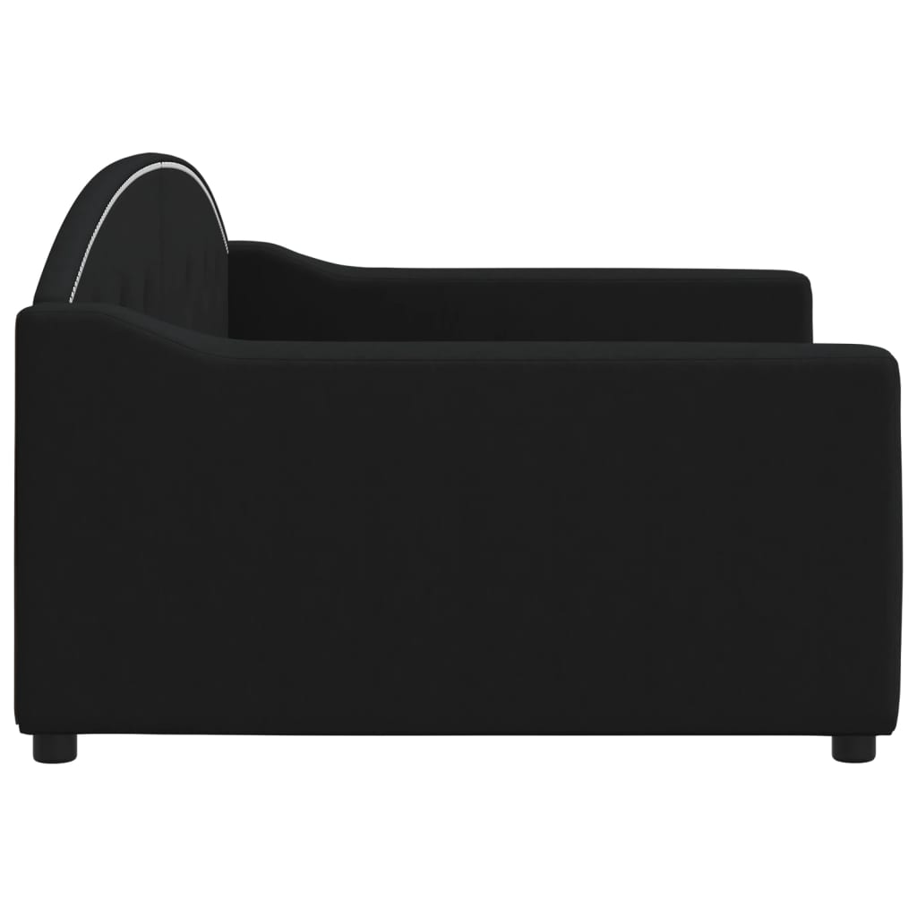 daybed 100x200 cm stof sort
