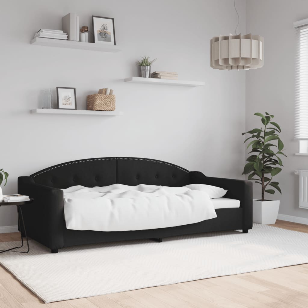 daybed 90x190 cm stof sort