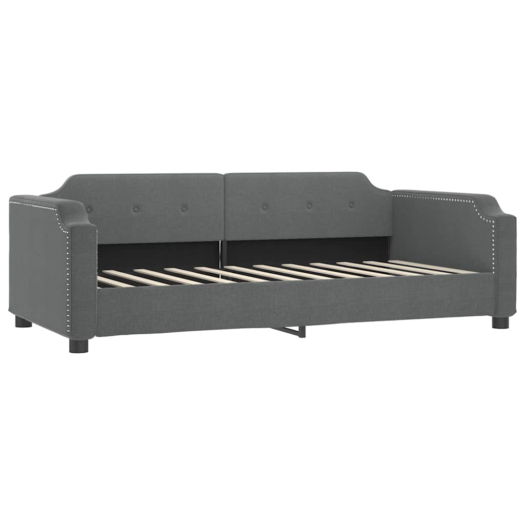 daybed 80x200 cm stof mørkegrå
