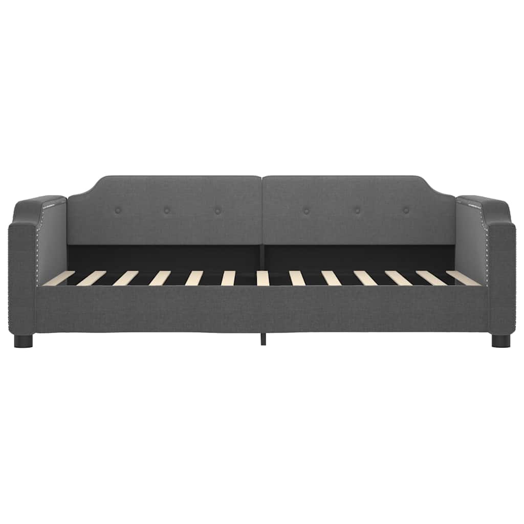 daybed 80x200 cm stof mørkegrå