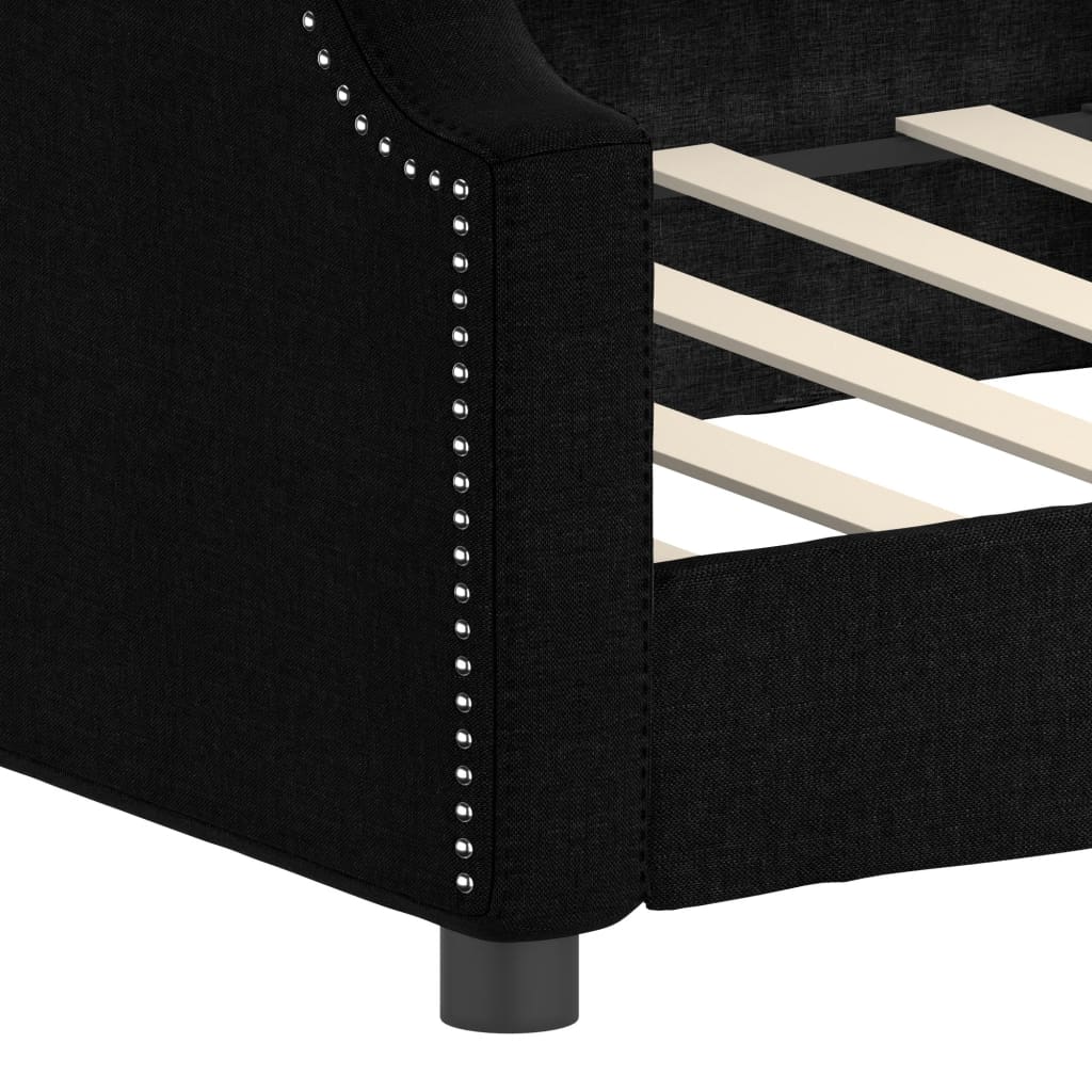 daybed 80x200 cm stof sort