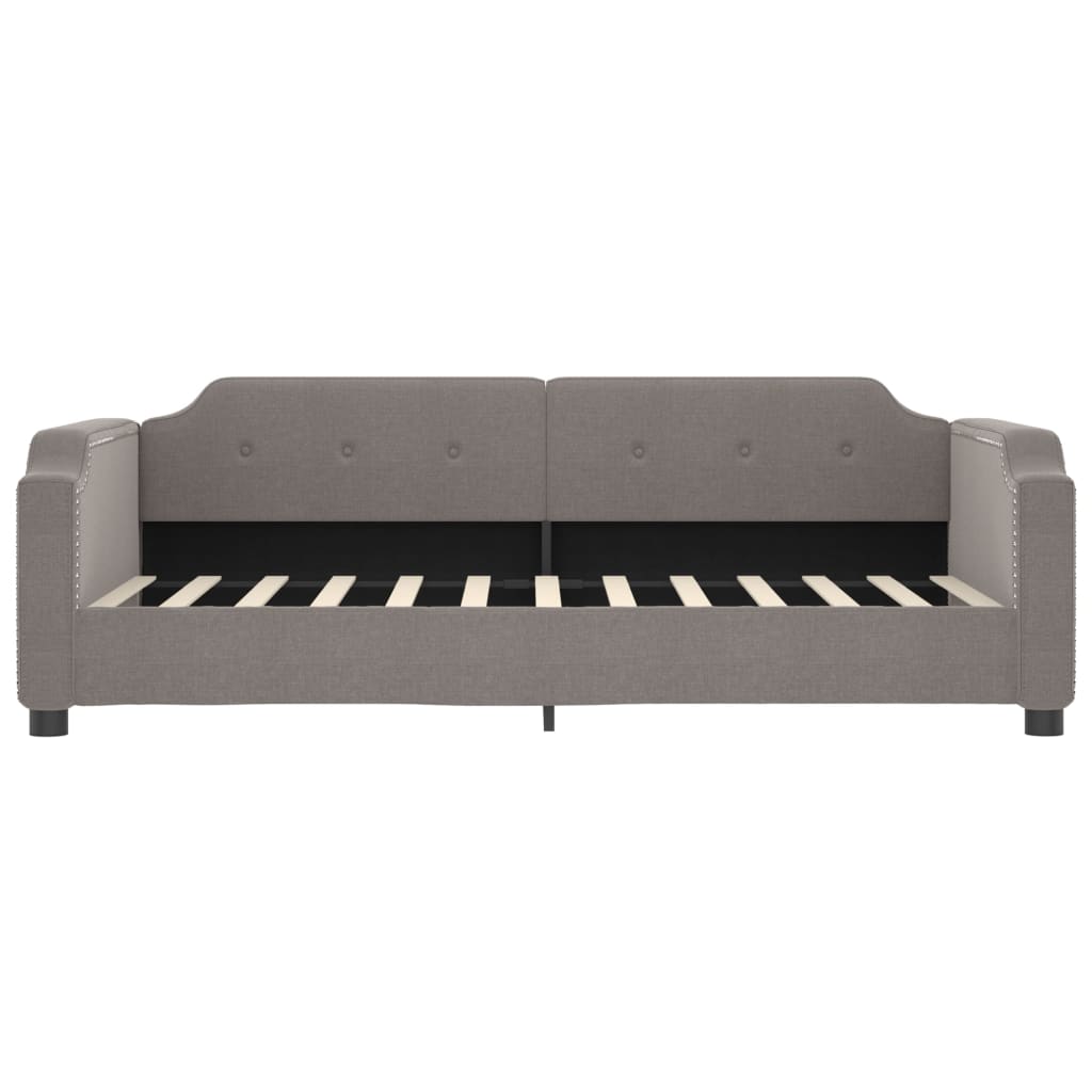 daybed 80x200 cm stof gråbrun