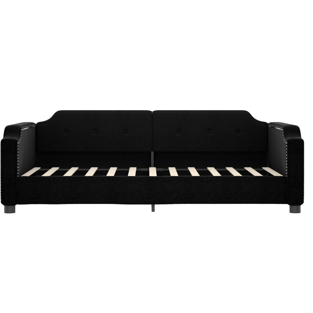 daybed 90x200 cm stof sort