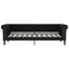 daybed 90x190 cm kunstlæder sort