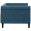 daybed 80x200 cm velour blå