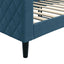 daybed 80x200 cm velour blå