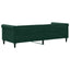 daybed 80x200 cm velour mørkegrøn