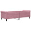 daybed 80x200 cm velour pink