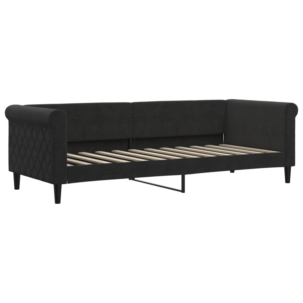 daybed 80x200 cm velour sort