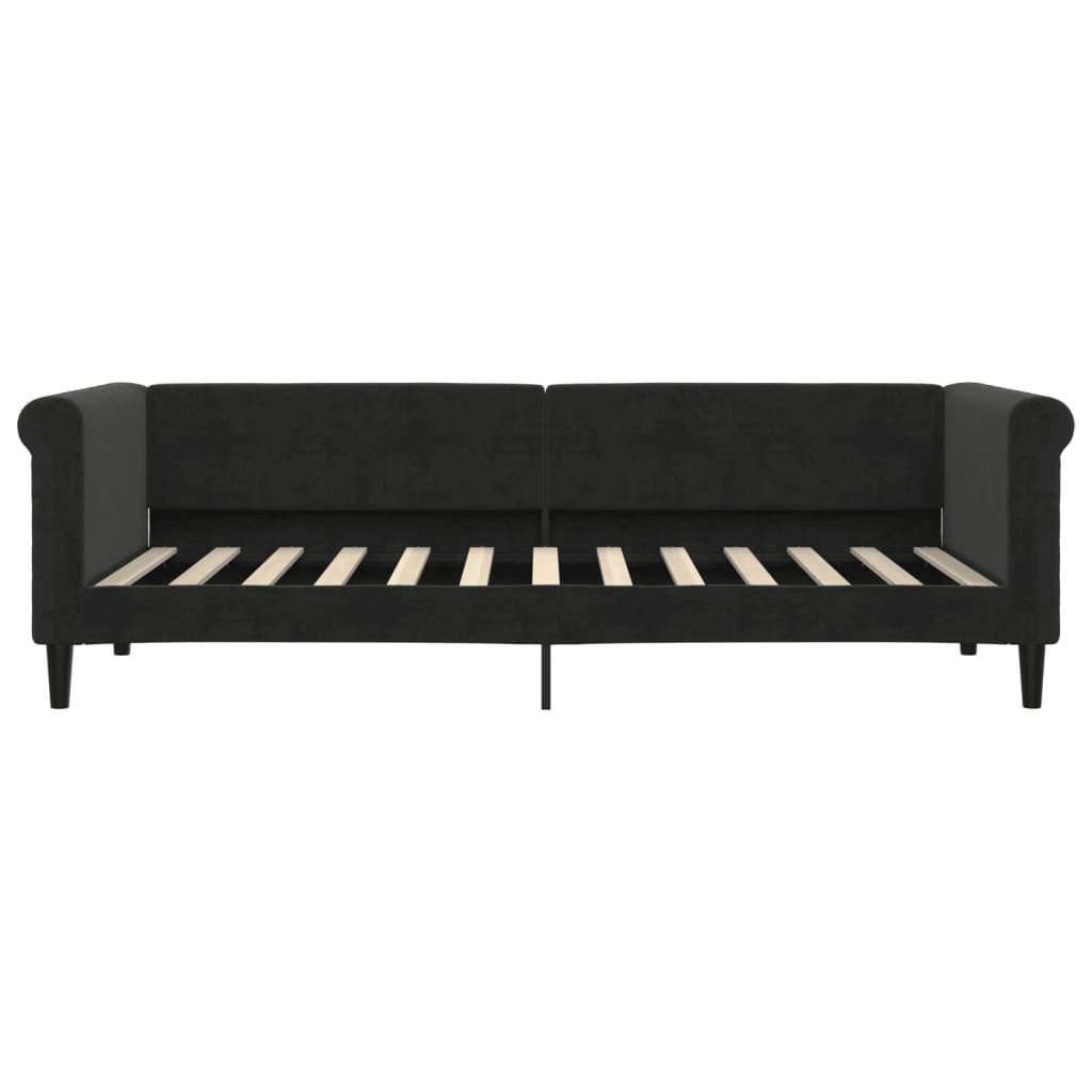 daybed 80x200 cm velour sort