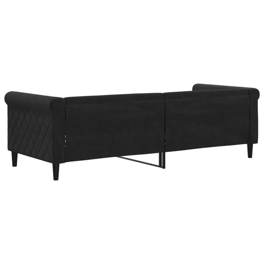 daybed 80x200 cm velour sort