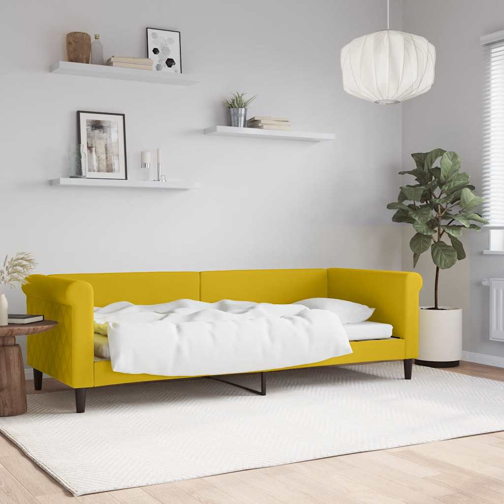 daybed 80x200 cm velour gul