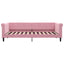 daybed 90x200 cm velour pink