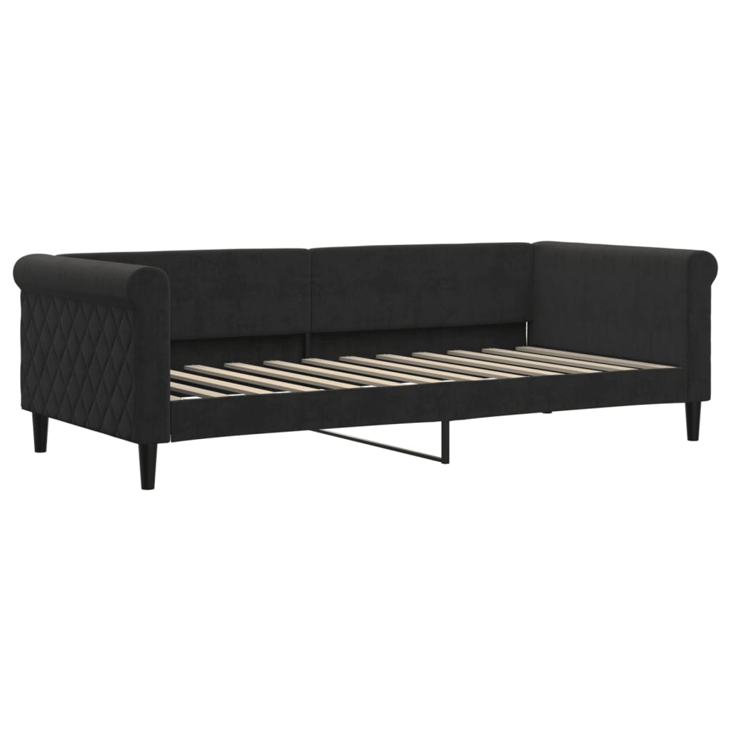 daybed 90x200 cm velour sort