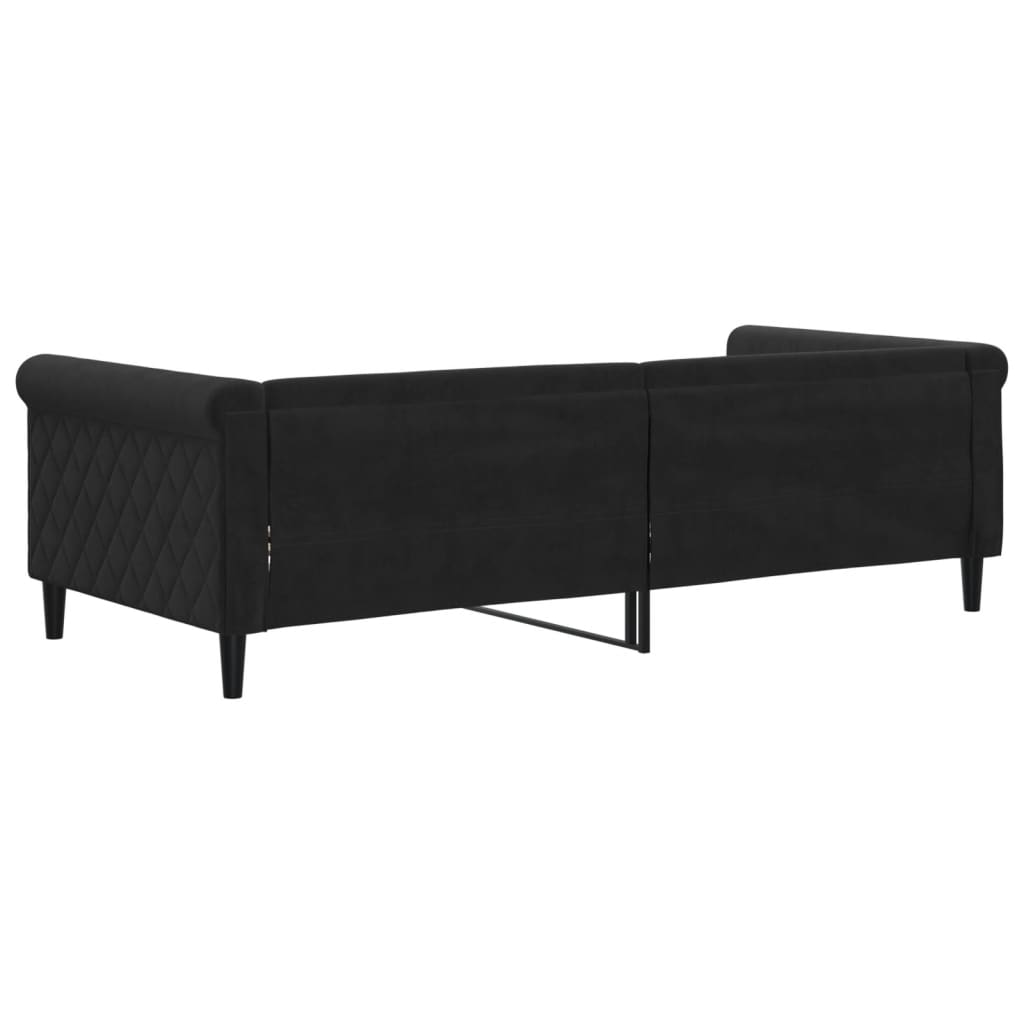 daybed 90x200 cm velour sort