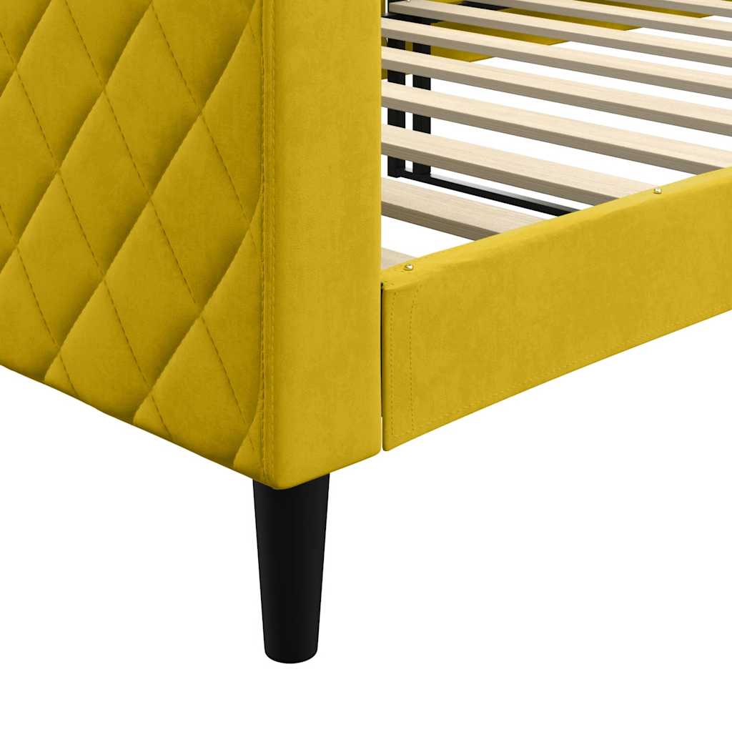daybed 90x200 cm velour gul