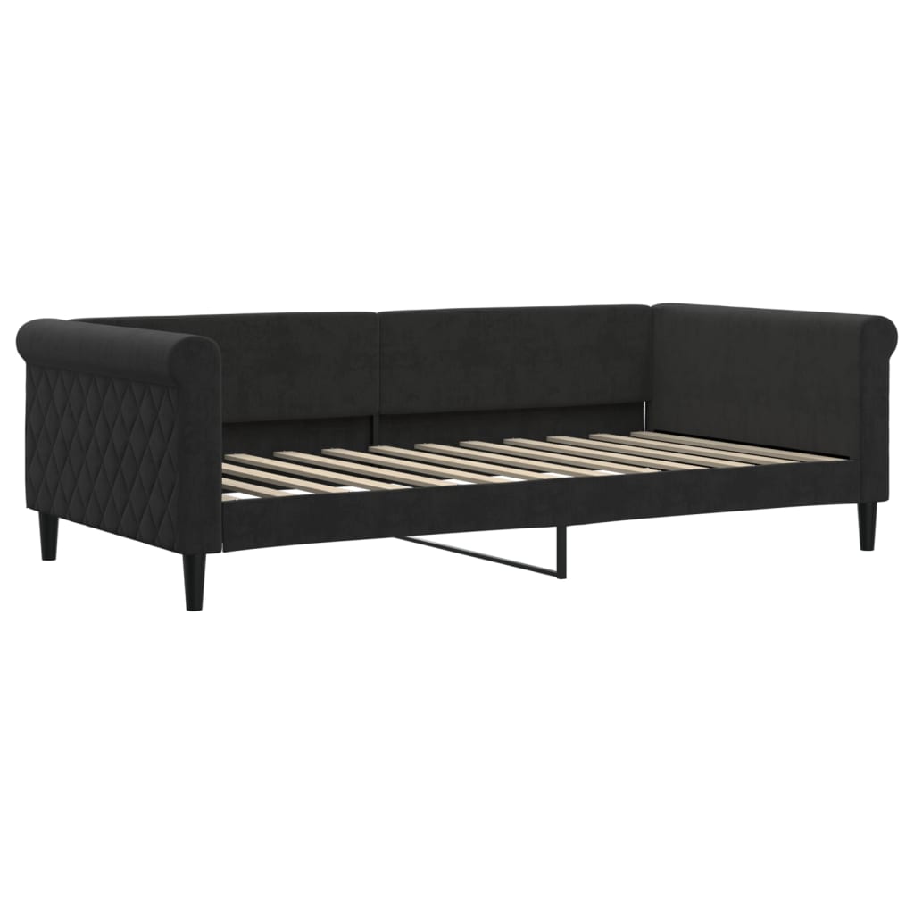 daybed 100x200 cm velour sort