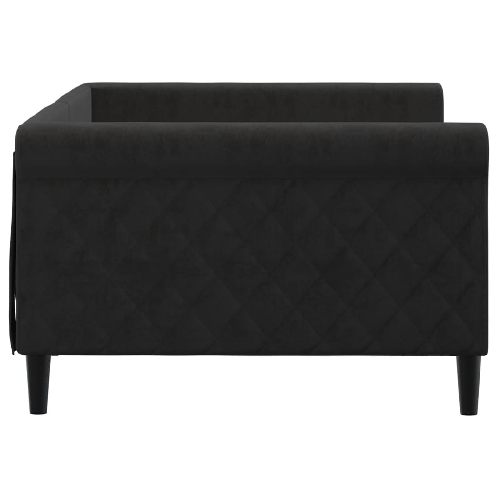 daybed 100x200 cm velour sort