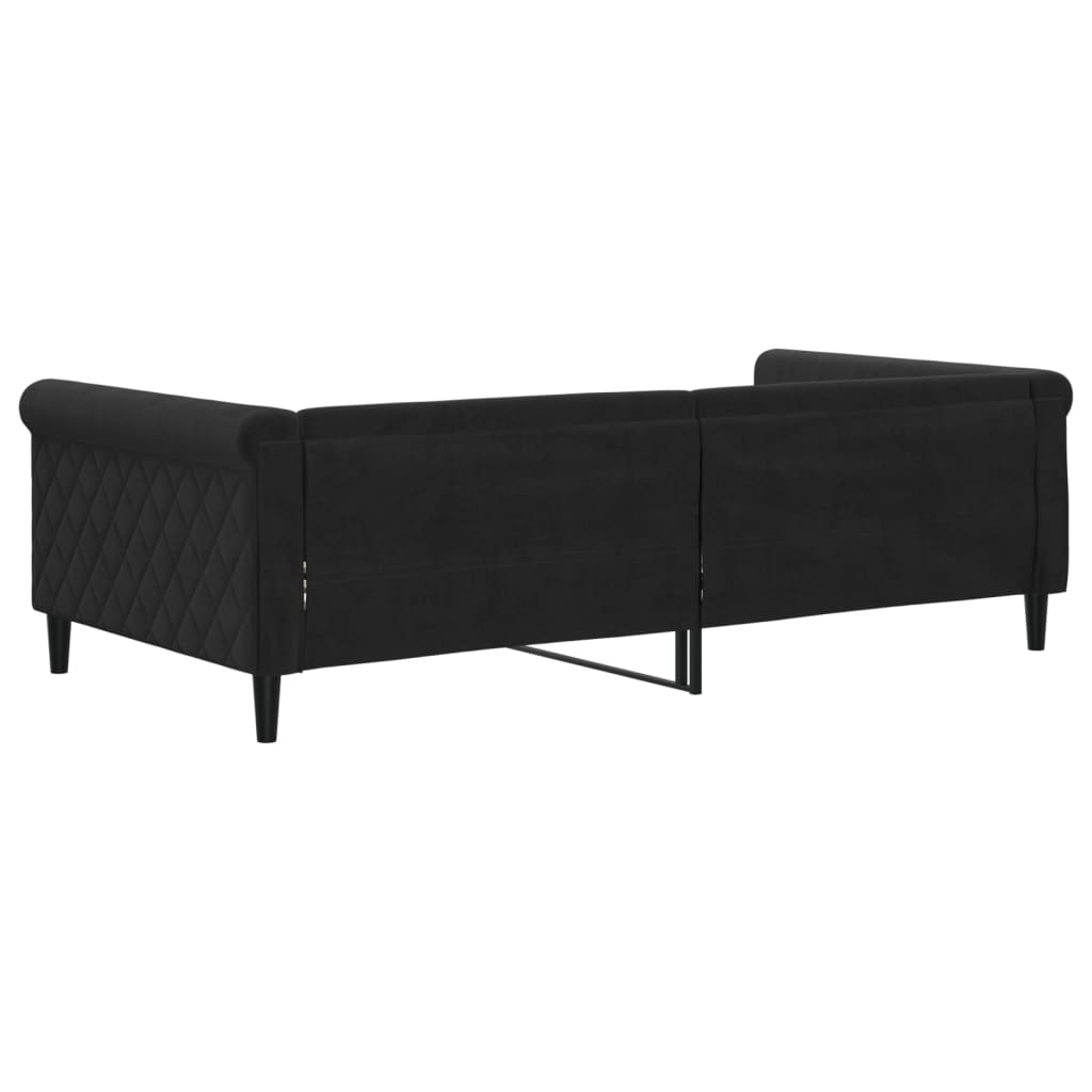 daybed 100x200 cm velour sort
