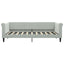 daybed 90x190 cm velour lysegrå