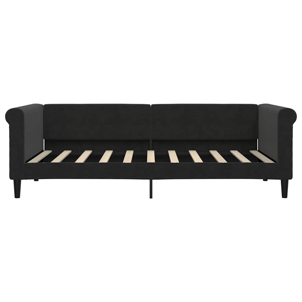 daybed 90x190 cm velour sort