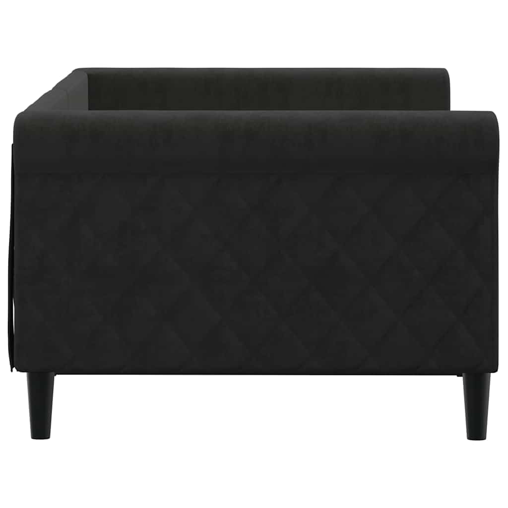 daybed 90x190 cm velour sort