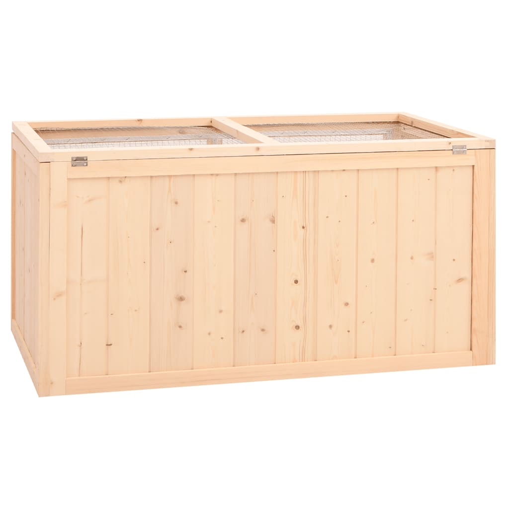 hamsterbur 104x52x54 cm massivt træ gran