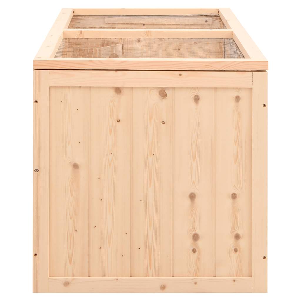 hamsterbur 89,5x45x45 cm massivt træ gran