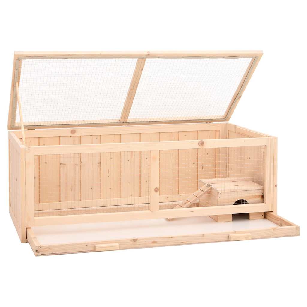 hamsterbur 104x52x38 cm massivt fyrretræ