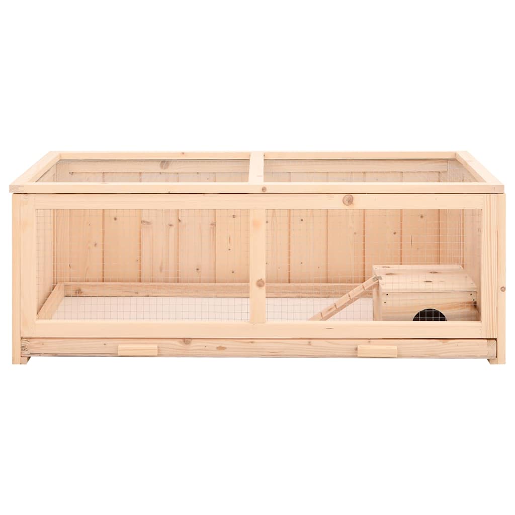 hamsterbur 104x52x38 cm massivt fyrretræ