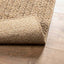 gulvtæppe ZIZUR 160x230 cm jute-look indendørs og udendørs