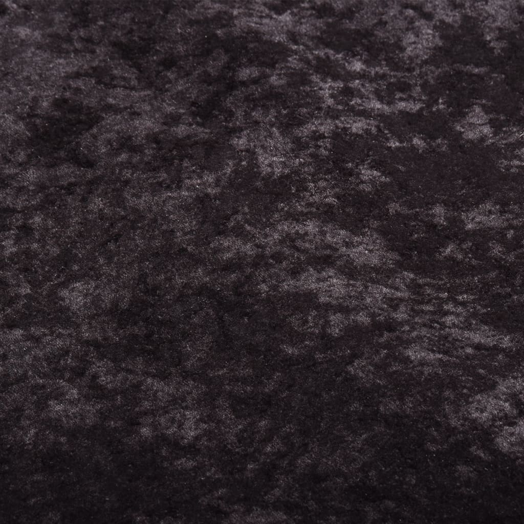 gulvtæppe 400x300 cm vaskbart antracitgrå