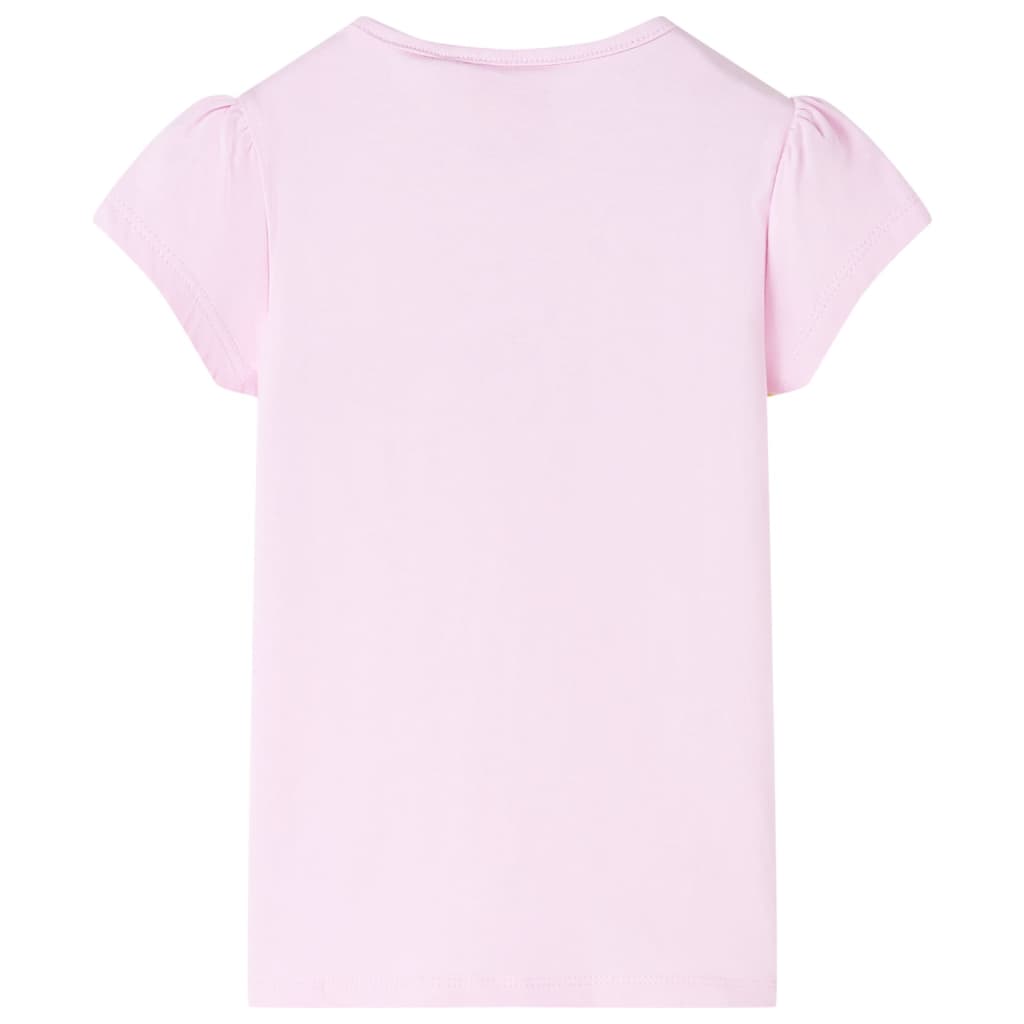 T-shirt til børn str. 116 lyserød