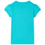 T-shirt til børn str. 128 mintgrøn