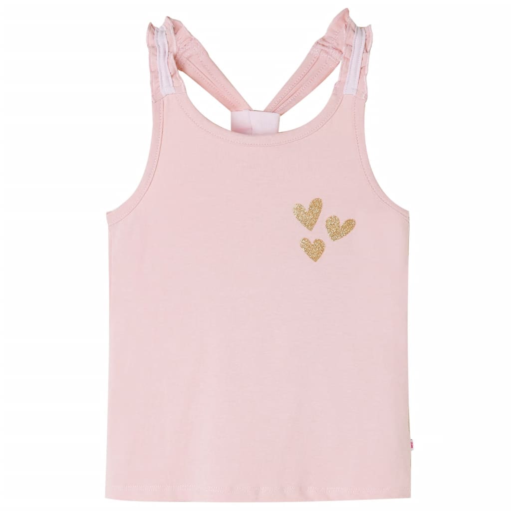 Tanktop til børn str. 116 lyserød