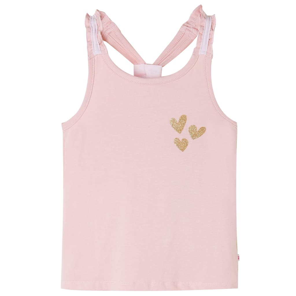 Tanktop til børn str. 128 lyserød