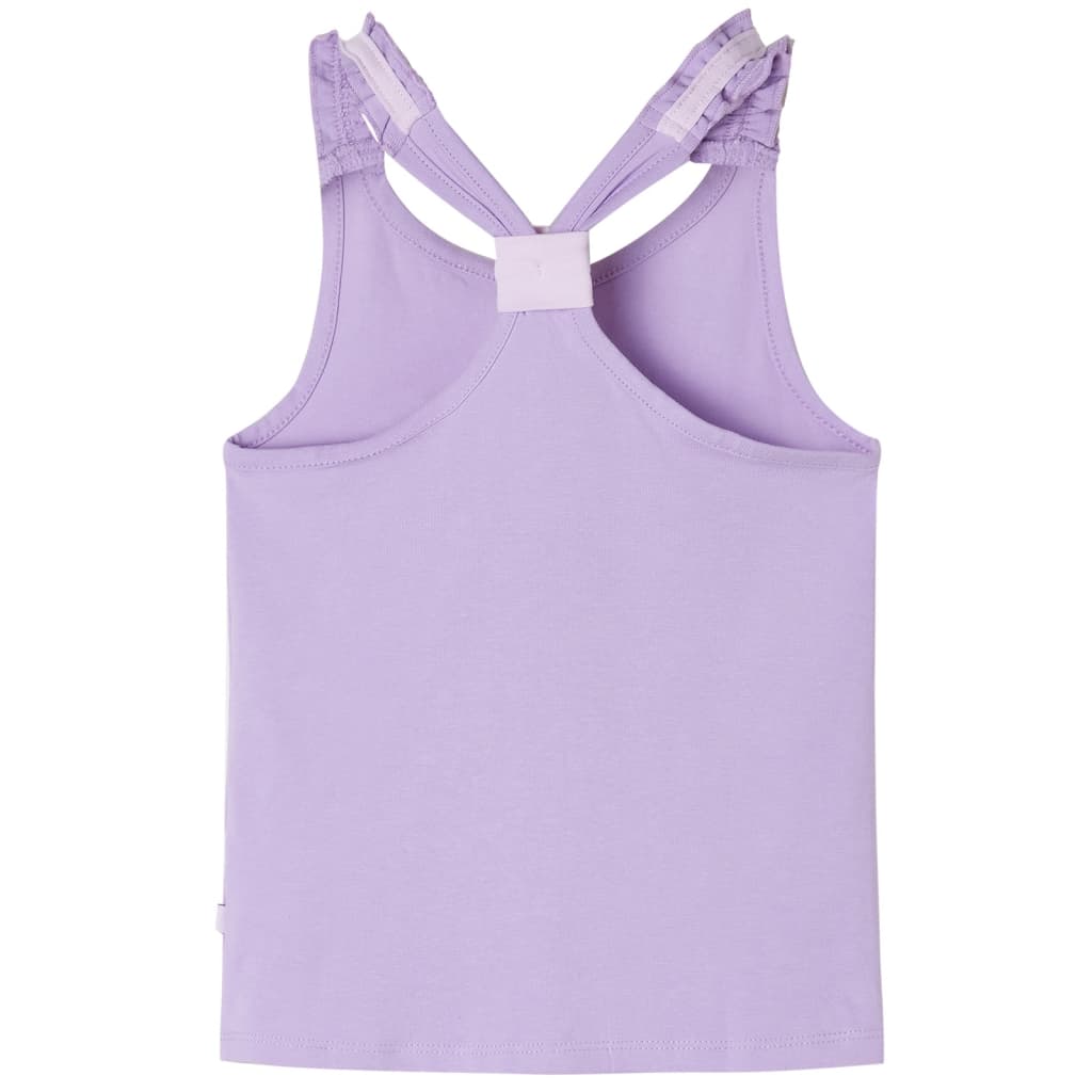Tanktop til børn str. 116 lilla