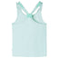 Tanktop til børn str. 116 lys mintgrøn