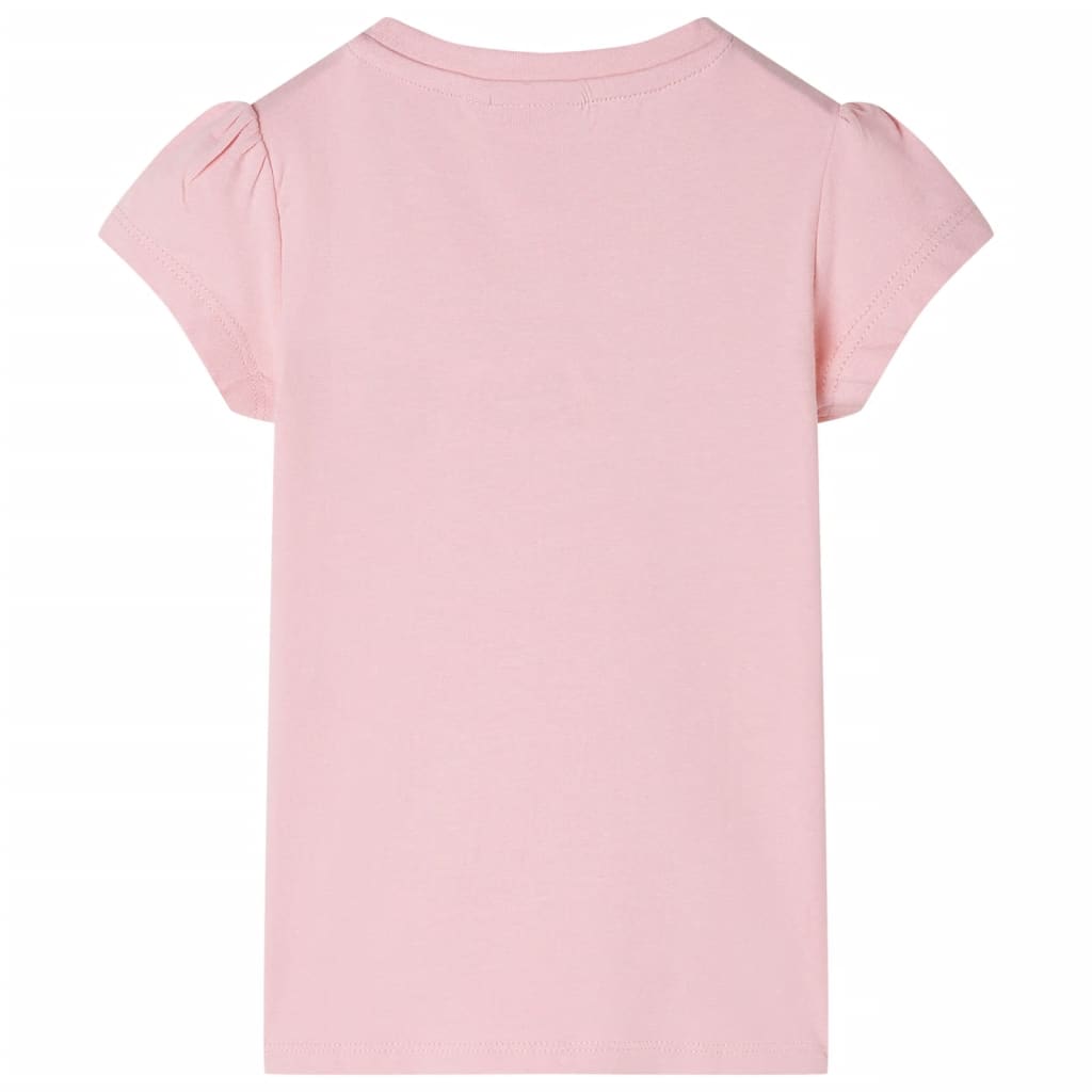 T-shirt til børn str. 104 lyserød