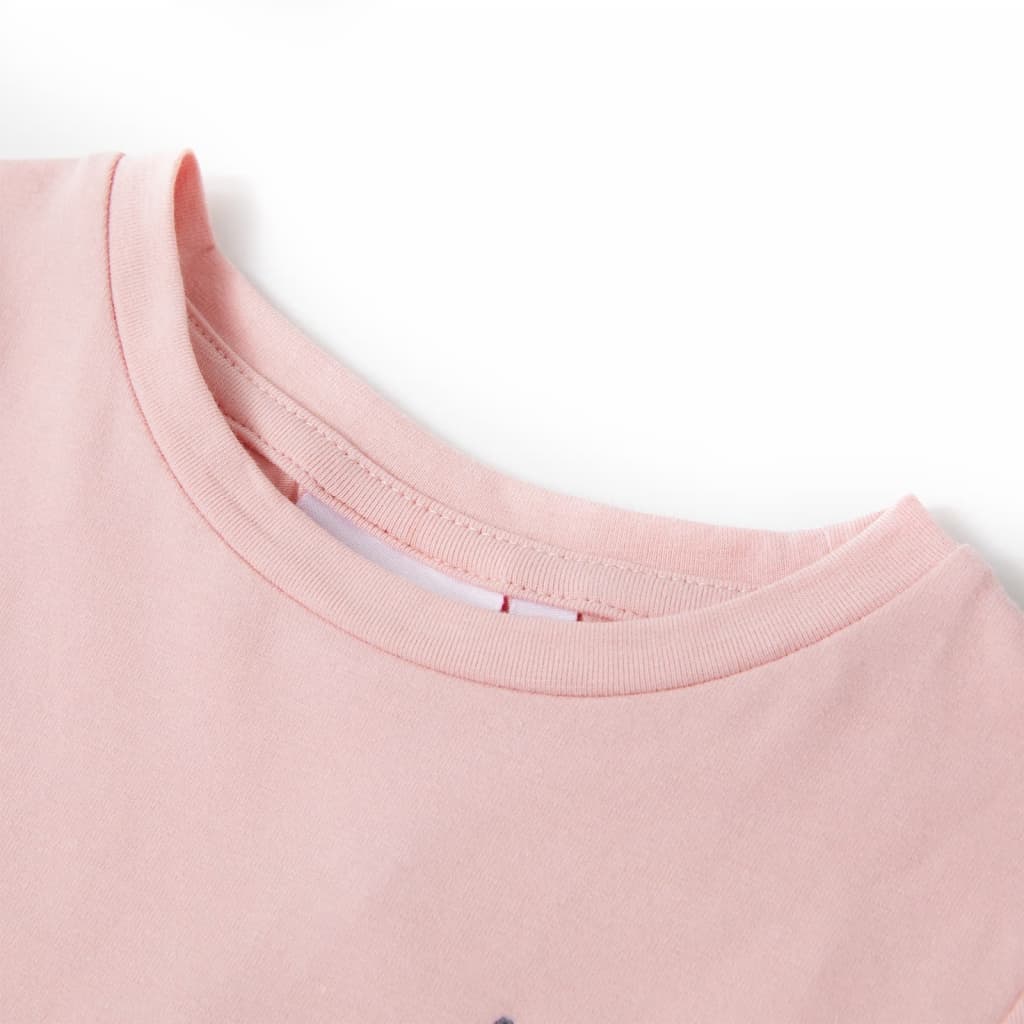 T-shirt til børn str. 104 lyserød