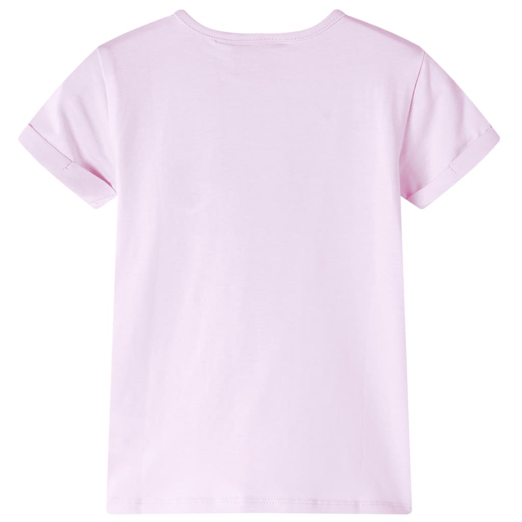 T-shirt til børn str. 140 lyserød