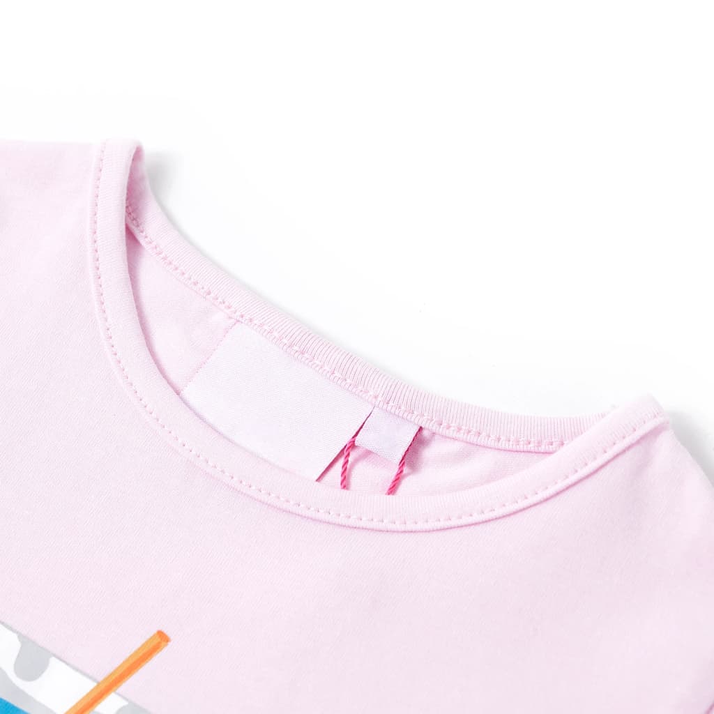 T-shirt til børn str. 140 lyserød