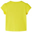 T-shirt til børn str. 104 gul