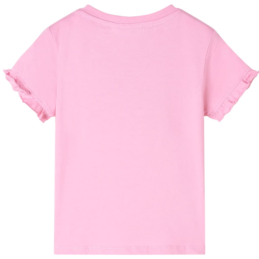 T-shirt til børn str. 116 pink